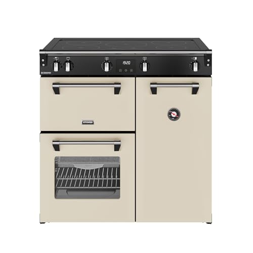 Image of Stoves Richmond 90Ei TCH 90cm Electric Range Cooker with Induction Hob - Cream - A/A/A Rated