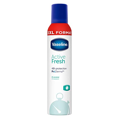 Vaseline Active Fresh Aerosol Anti-Perspirant Deodorant, 250ml