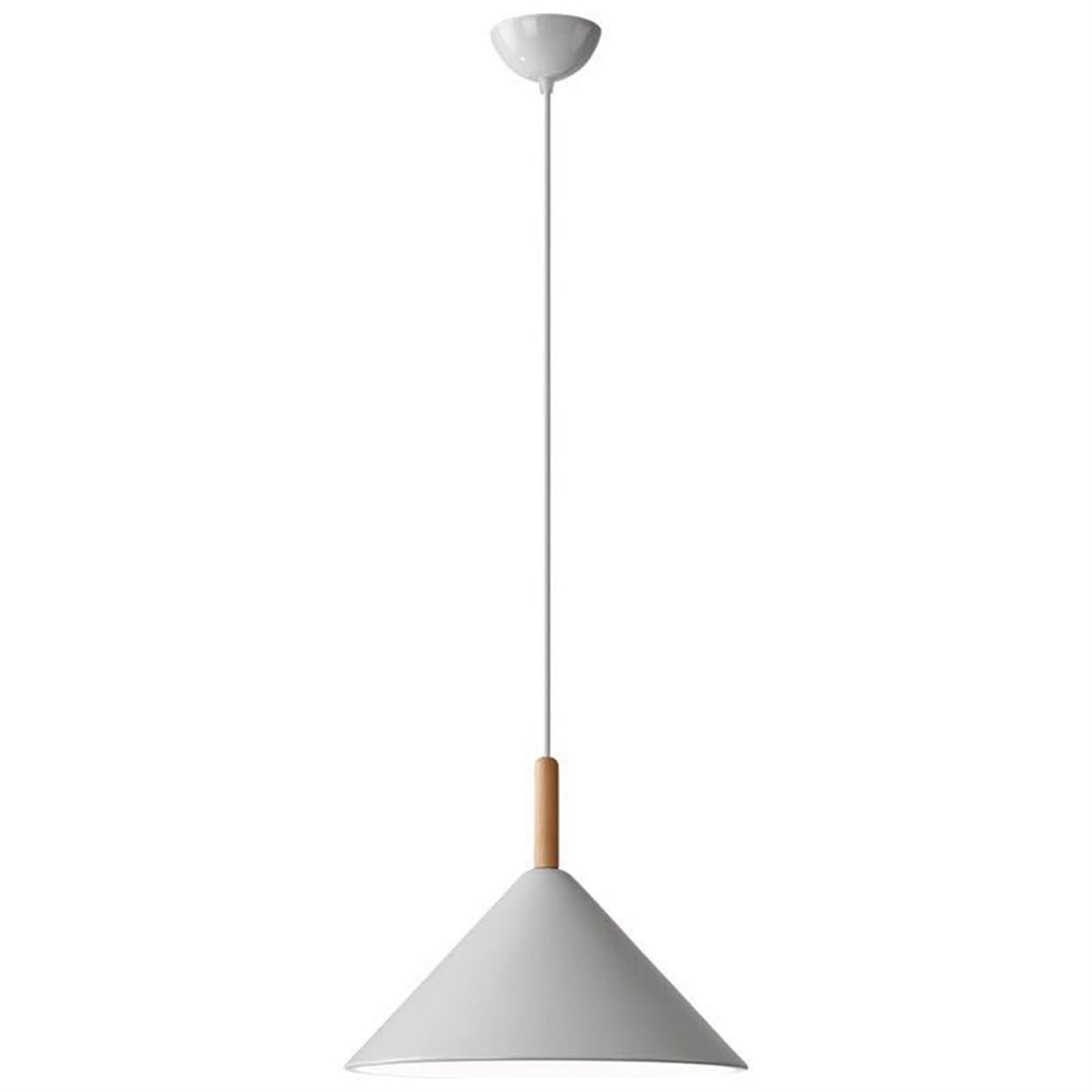 YGZPALH for Dining Room Ceiling Pendant Lights Black/White Lamp Shade with Oak Accent Farmhouse Flush Mount Hanging Light Fixture E26 Base for Foyer Loft Bar Coffee Restaurant Modern Hanging Lamp