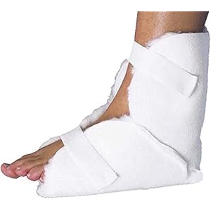 Hielbeschermers universeel, 1 stuk, met klittenband, hielkussen tegen wondliggen, drukpijn en wondbelasting, anti…
