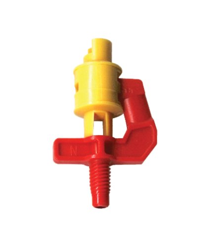 Mister Landscaper 3-in-1 Micro Spray - 360/90/Center Strip - Yellow Plastic Fixed Spray Sprinkler - Qty 4/Pkg