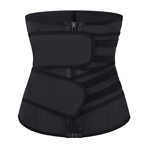 Cinturón para el abdomen con doble ajuste y cremallera para moldear la figura