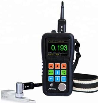 UM-5DL Handheld Portable Ultrasonic Thickness Gauge Tester Meter A&B Scan Portable Thickness Tester Measuring Range 0.50mm to 508mm with TC510 Probe through Paint/Coatings & Data Logger