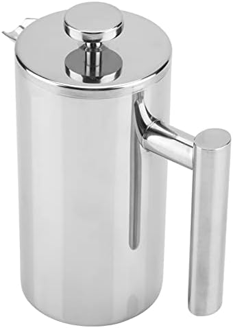 Onythral Stainless Steel French Press Coffee Maker, Double Wall Insulated Coffee Press Pot with Precision Filter, 800ml 1000ml for Home Office House Tea Brewing (800ML)