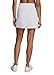 RBX Active Fashion Skort for Women, Quick Drying Flat-Front Woven Running/Tennis/Golf/Pickleball Skort with Zipper Pocket S21 White L