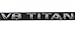 Genuine Nissan Accessories (80894-7S205) V8 Titan Emblem