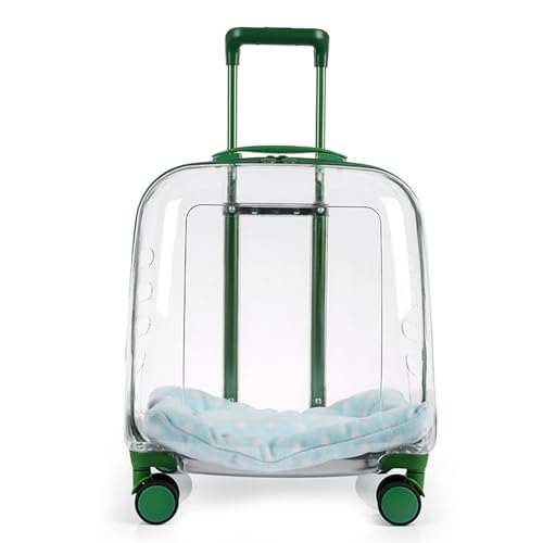 Valise à roulettes pour animaux de compagnie sac transport chat amovible