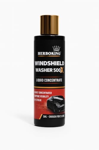 Image of Windshield Washer 500x Fluid Concentrate(5 mL Enough for 2 L Tank) up to 40time use Improves Visibility Safe for Rain Reamove Dirt (200ml)