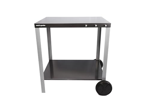 Chariot cuisine mobile acier 79 cm roulettes Garden Max