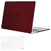 Mosiso MacBook Pro 13 Case 2017 & 2016 Release A1706/A1708, Plastic Hard Case Shell Cover with Screen Protector for Newest Macbook Pro 13 Inch with/without Touch Bar and Touch ID, Marsala Red