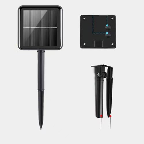 Guirlande lumineuse de Noël extérieure solaire pour décoration pelouse et jardin