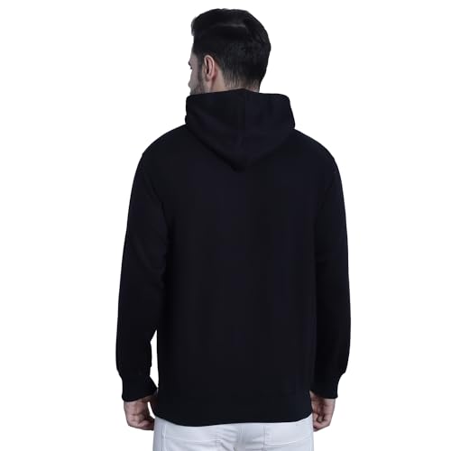 Image of Mack Jonney Printed Hooded Cotton Fleece Hoodie for Men-MACK32358