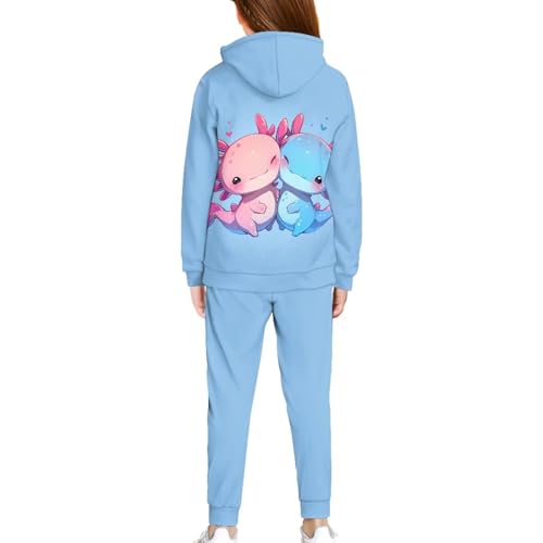 WELLFLYHOM Girls Hoodies and Pants Set Graphic Sweatsuit Long Sleeve Sweatshirt and Jogger Pant Sets Fall Outfits2