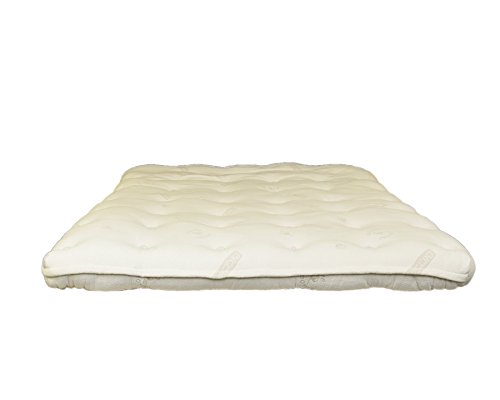 Heavenly 4-inch Latex and Wool Mattress Topper (Queen)