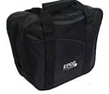 BuyBocceBalls Listing - 4 Ball (with Shoes) Aurora Soft Pack Bowling (Candlepin or Duckpin) Ball Bag - Black