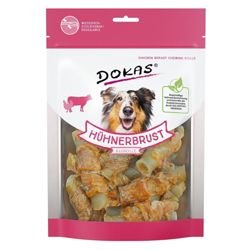 Produktbild von Dokas Hühnerbrust Kaurolle Hundesnack - 2 x 250 g