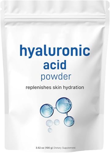 Polvo de Ácido Hialurónico – Tratamiento Corporal y Facial Antienvejecimiento, Hidratación Profunda para Todo Tipo de Piel, Cuidado de la Piel con Proteína de Ácido Hialurónico (1pcs)