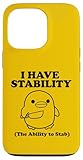 I have stability