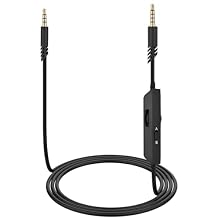 A50 Aux Cable with Inline Mute & Volume Control Compatible with Astro A10, A30, A40 TR, A40, A50 Headset Cord, A40 Headset Cord for Nintendo Switch, Xbox One, PS4, PS5, PC, Smartphones, Laptops, 6.6ft
