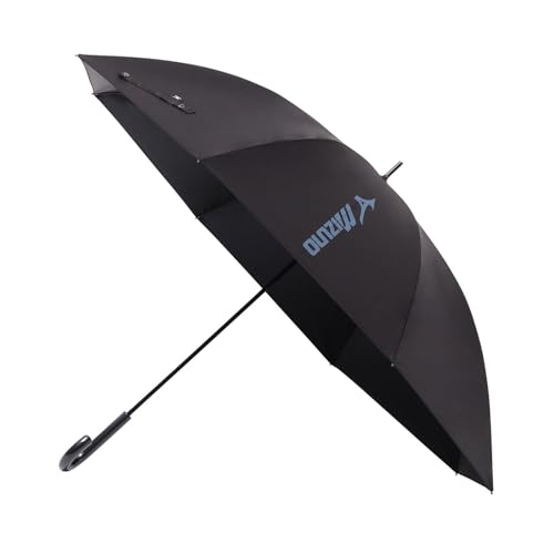 ムーンバット 【ミズノ】 日傘 長傘 メンズ 通勤 通学 晴雨兼用 一級遮光 遮熱 UV BIGロゴ 22-015-92311-30 ブラック