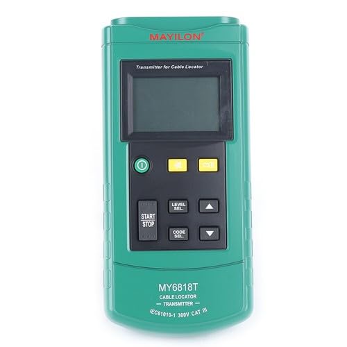 MS6818 - Localizador de cables (12 V-400 V, CA/CC, multifunción, detector de errores, para construcción de cables de comunicación/construcción de tuberías
