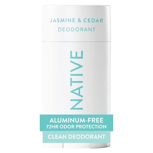 Native Aluminum Free Deodorant, Jasmine & Cedar, 72 Hour Odor Con...