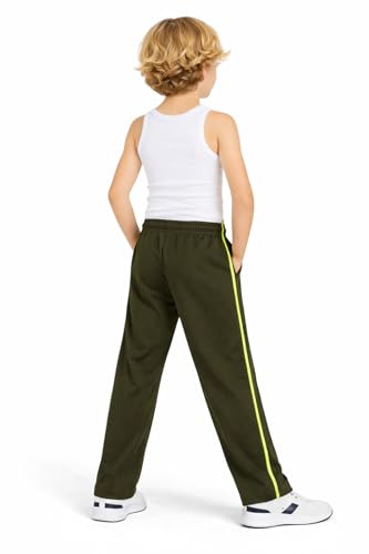 Image of DYCA by Bodycare Boys Cotton Solid Track Pant, Casual Regular Fit Joggers, Comfortable Activewear for Kids