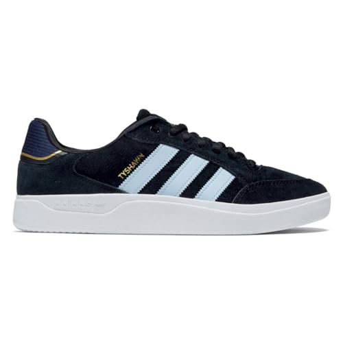 Adidas Tyshawn Low Shoes - Core Black/Clear Sky/Navy