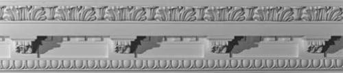 8 Ft Hand Carved Plaster Crown Molding 96 Inches by 7.25" Ht X 5.75" Proj. # DC507-078 by DecoCraft USA