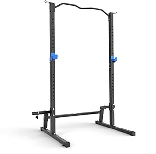 JX FITNESS Squat Rack Power Cage with J-Hooks for Home Gym Full Body Multi-Function Fitness Workout,for Bench Press, Weightlifting and Strength Training