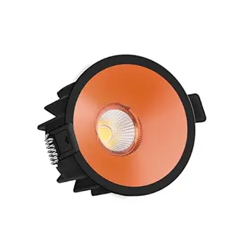 KINKRIT 12Watt Neutral White(4000K) | Black Body Rose Gold Finish COB Spot Down Light - Led Light for Living Rooms, Offices, Hotels and More