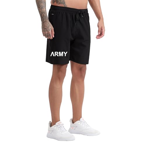 Image of BLUE STAR SHARK - Men's Regular Fit Polyester Blend Shorts | Casual Shorts | Half Track Paint's | Comfortable Rich Solid Design Shorts with Zip Pocket