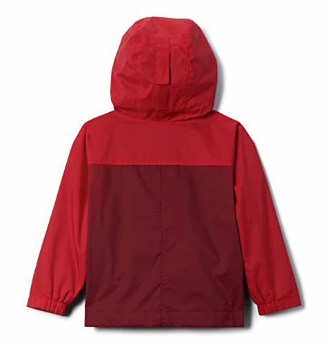 Columbia Big Boy's Rain-Zilla Jacket, Waterproof, Reflective Outerwear, Red Jasper/Mountain Red, Medium #TOP4