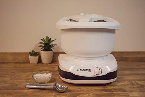 NutriMill-Artiste-Kitchen-Electric-Stand-Mixer-500-Watt-65-Quart-Bowl-with-Dough-Hook-Wire-Whips-Black-Trim