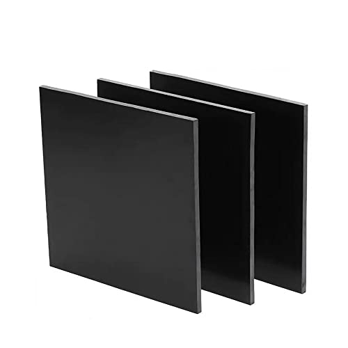 CHALKE Epoxy Resin Sheet, FR4 Black Glassfibre Template Board Sheet, G10 Fibreglass Plate 3D Printer Removable Platform 