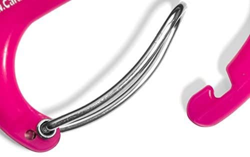 Trauma Shears With Carabiner - Stainless Steel Bandage Scissors For Surgical, Emt, Ems, Medical, Nursing, And Veterinary Use, First Aid Supplies And Accessories, 7.5-Inch, Pink #TOP3