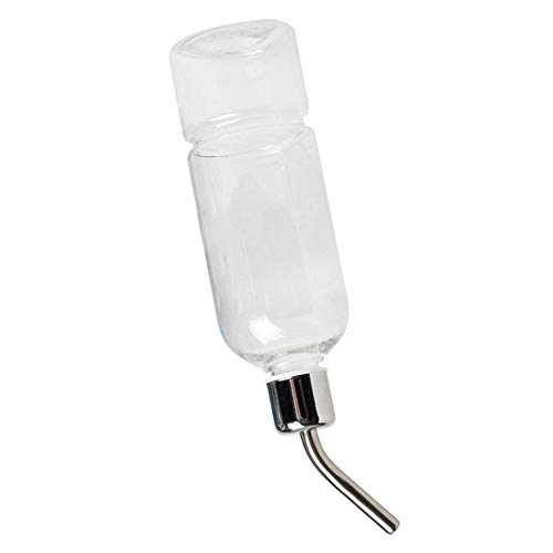 Bulz Haustier-Wasserflasche aus Edelstahl, kugelförmig, kein Tropfen kauen für Welpen, Katzen, Kaninchen, kleine Tiere, automatische Fütterung von Wasser Cover