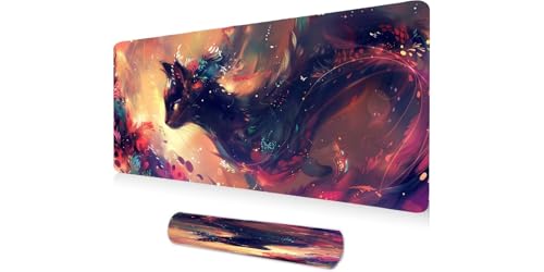 Grand tapis de souris gamer 1200x400 anti-effilochage et stable