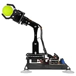 Adeept 5-DOF Robot Toys Arm Kit 5Axis Robotic Compatible with Arduino IDE Programmable DIY Coding STEM Robotics with OLED Display Processing Code and PDF Tutorials - Black
