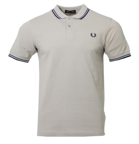 Fred Perry Herren Kurzarm Polo - M3600 (DE/NL/SE/PL, Alphanumerisch, S, Regular, Regular, Muschel)