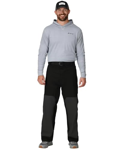 Frogg Toggs Pilot II Guide Pant, Medium, Black/Charcoal