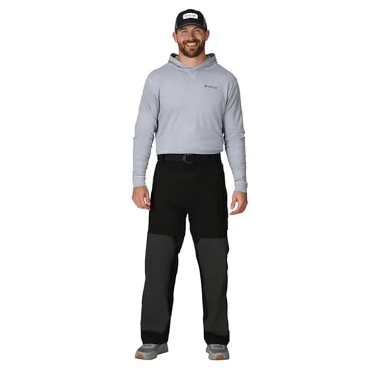Frogg Toggs Pilot II Guide Pant, Medium, Black/Charcoal