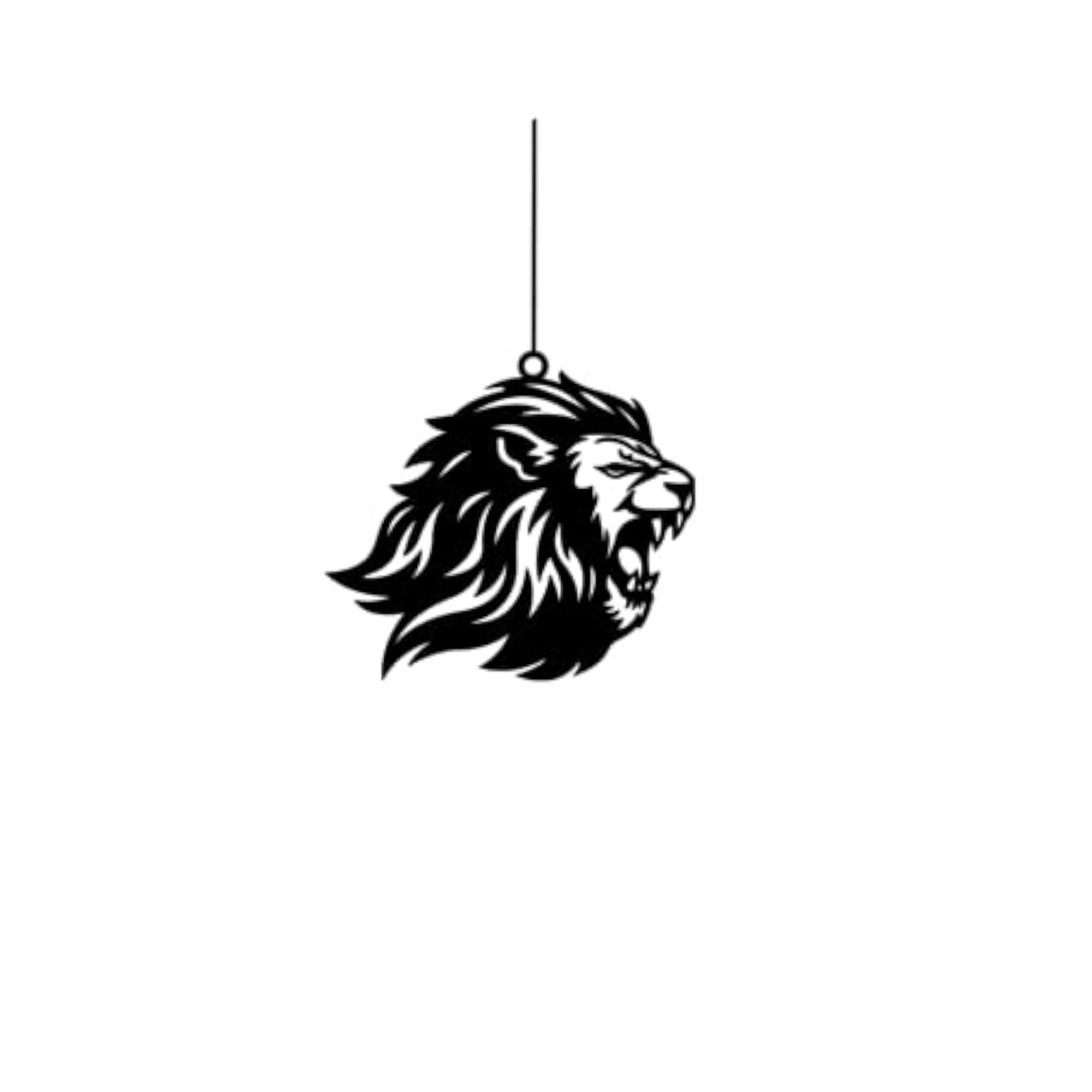 Royal Lion Strength Car Hanging Ornament