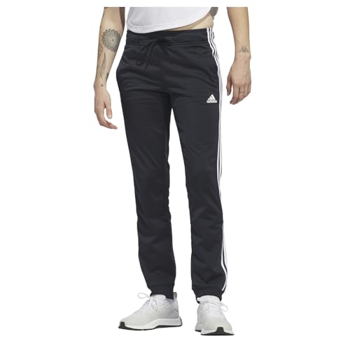 adidas womens Essentials Warm-up Slim Tapered 3-stripes Tracksuit Bottoms Pants,