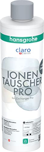 hansgrohe Filtre ionique Pro et charbon actif, cartouche filtrante pour Aqittura M91, filtre à eau, filtre de rechange, capacité de filtration 1100 litres à 15° dH