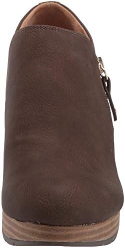 Dr. Scholl's Shoes Women's Whats UP Ankle Boot, Chocolate Brown Smooth, 11 M US | Image 1