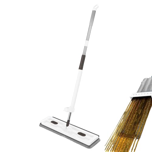 Vadrouille à poussière pour planchers de bois franc avec microfibre réutilisable
