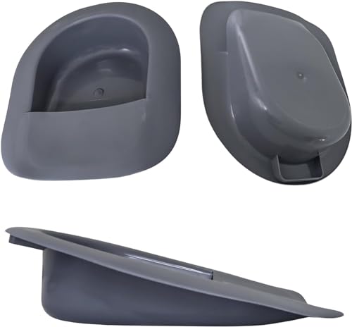 Heavy Duty Fracture Bariatric Bedpan – Large Smooth Bed Pan – Portable and Easy to Clean - for Bed-Bound/Bedridden Patient for Women and Men (2)