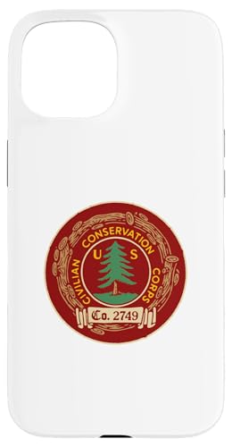 Vintage Civilian Conservation Corps Retro CCC Logo X}zP[X iPhone 15 p