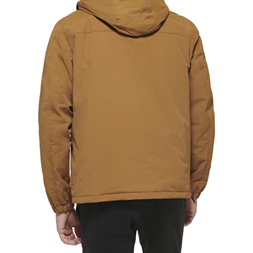 Image of Tommy Hilfiger Adaptive Men's Performance Fleece Lined Hooded Popover Jacket